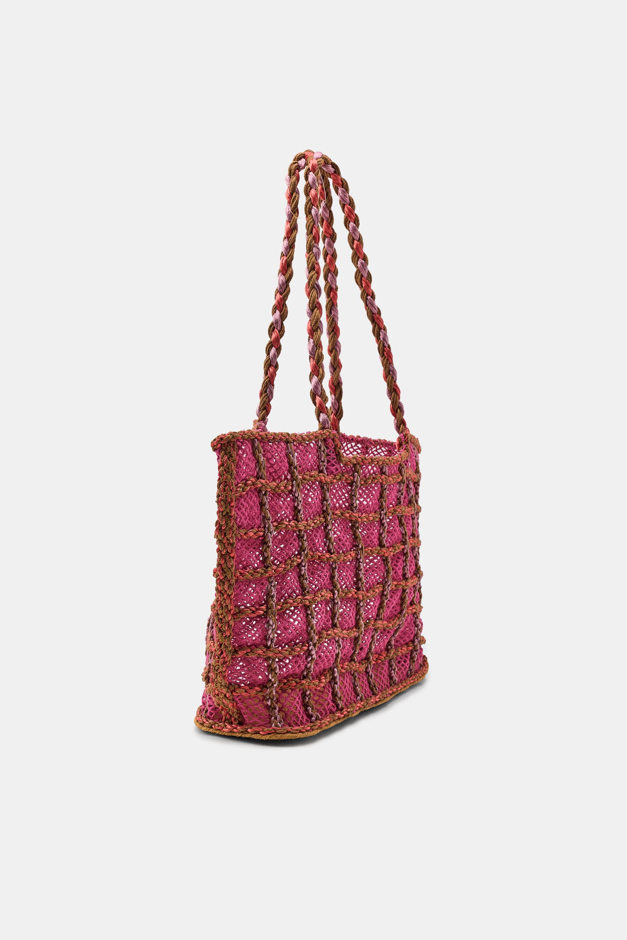 COMBINATION WOVEN MAXI BAG